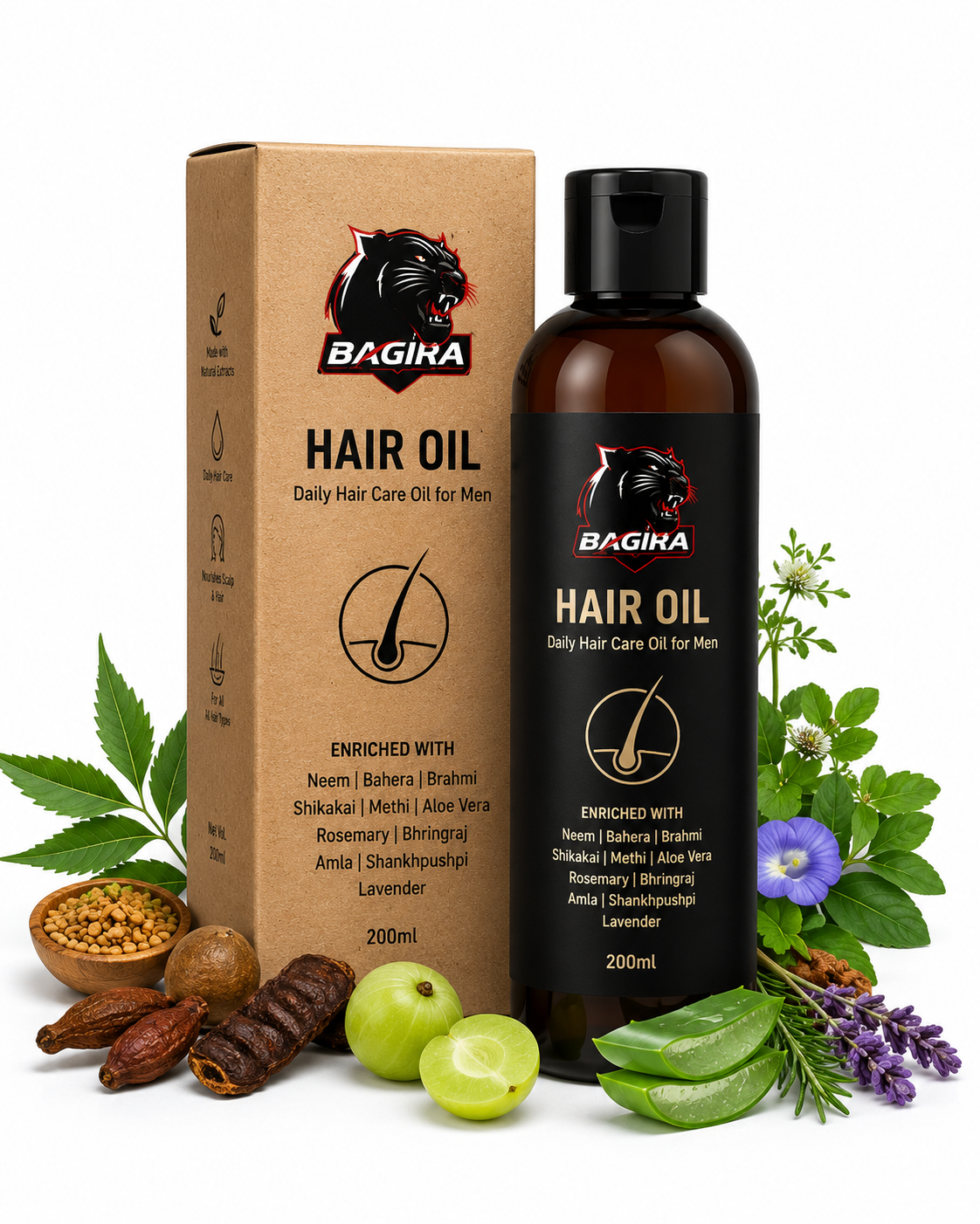 Bagira Hair Oil - 200ml